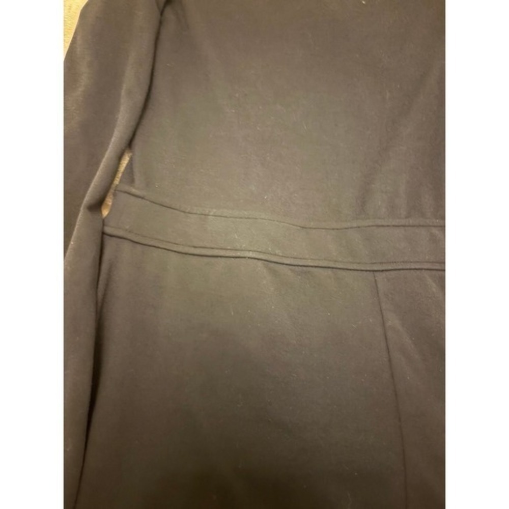 Athleta Black Suedy Lady Long Sleeve Dress Thumbholes #918981 Sz Small - Picture 9 of 12
